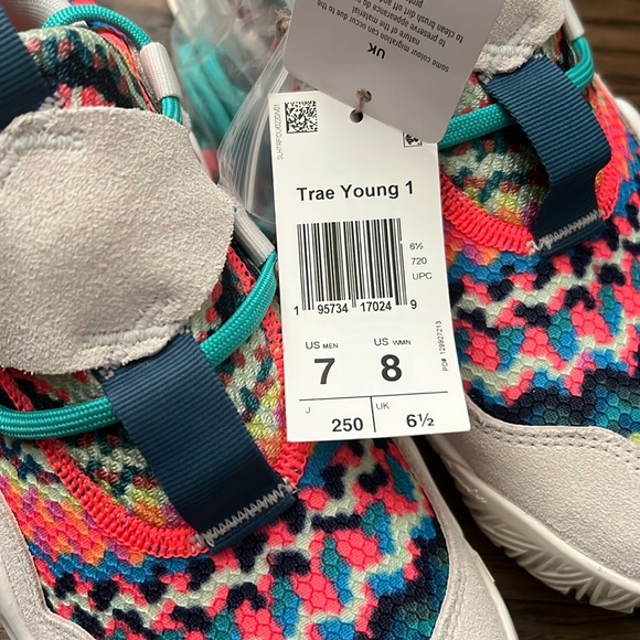 ADIDAS Trae Young 1 Tie-Dye White MultiColor GY0295 - Picture 10 of 17